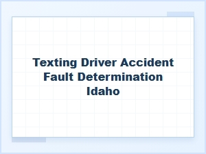 Texting and Driving Accident Liability in Idaho
