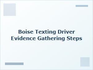 Procedures for Gathering Texting Driver Evidence